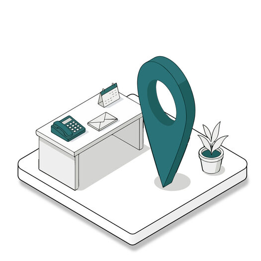 2D Grafik eines Pins