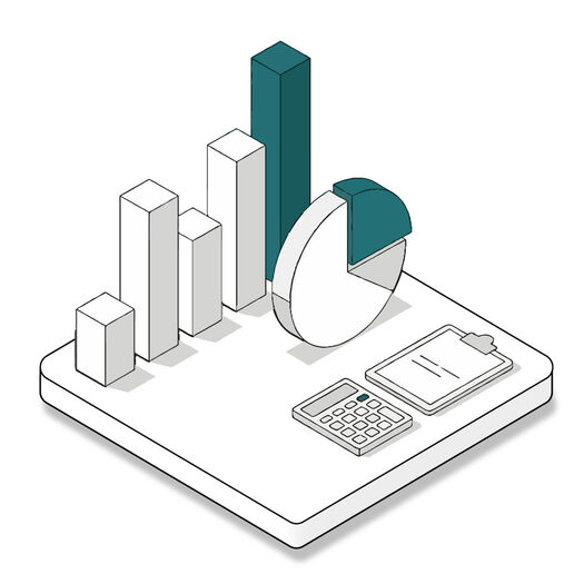 2D Grafik eines Diagramms